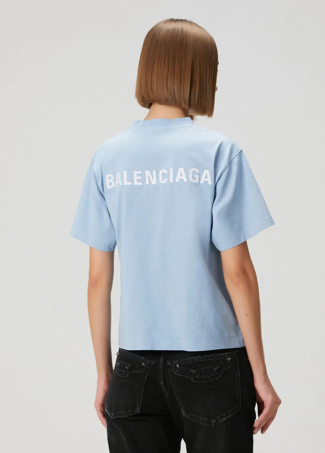 Футболка Mavi Balenciaga, light blue — фото 4