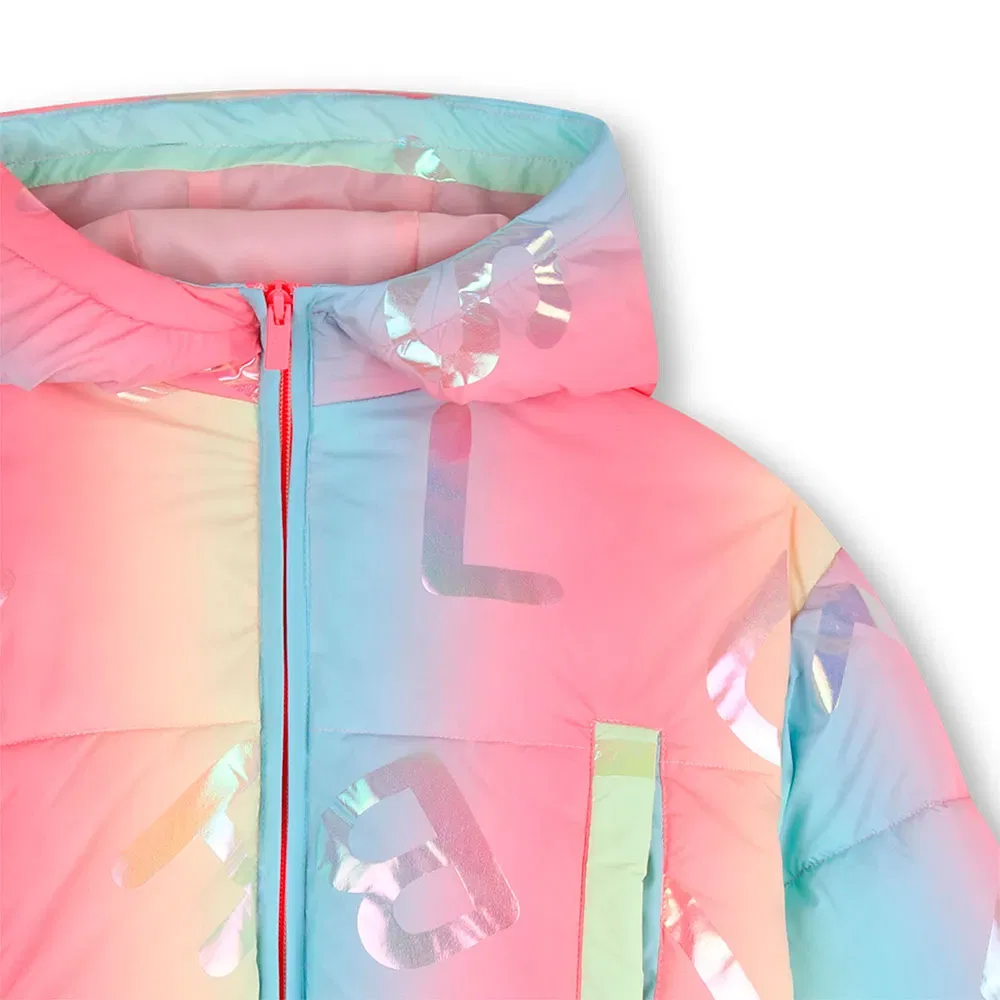 Детская куртка для девочек с принтом Billieblush, Multicolor — фото 3