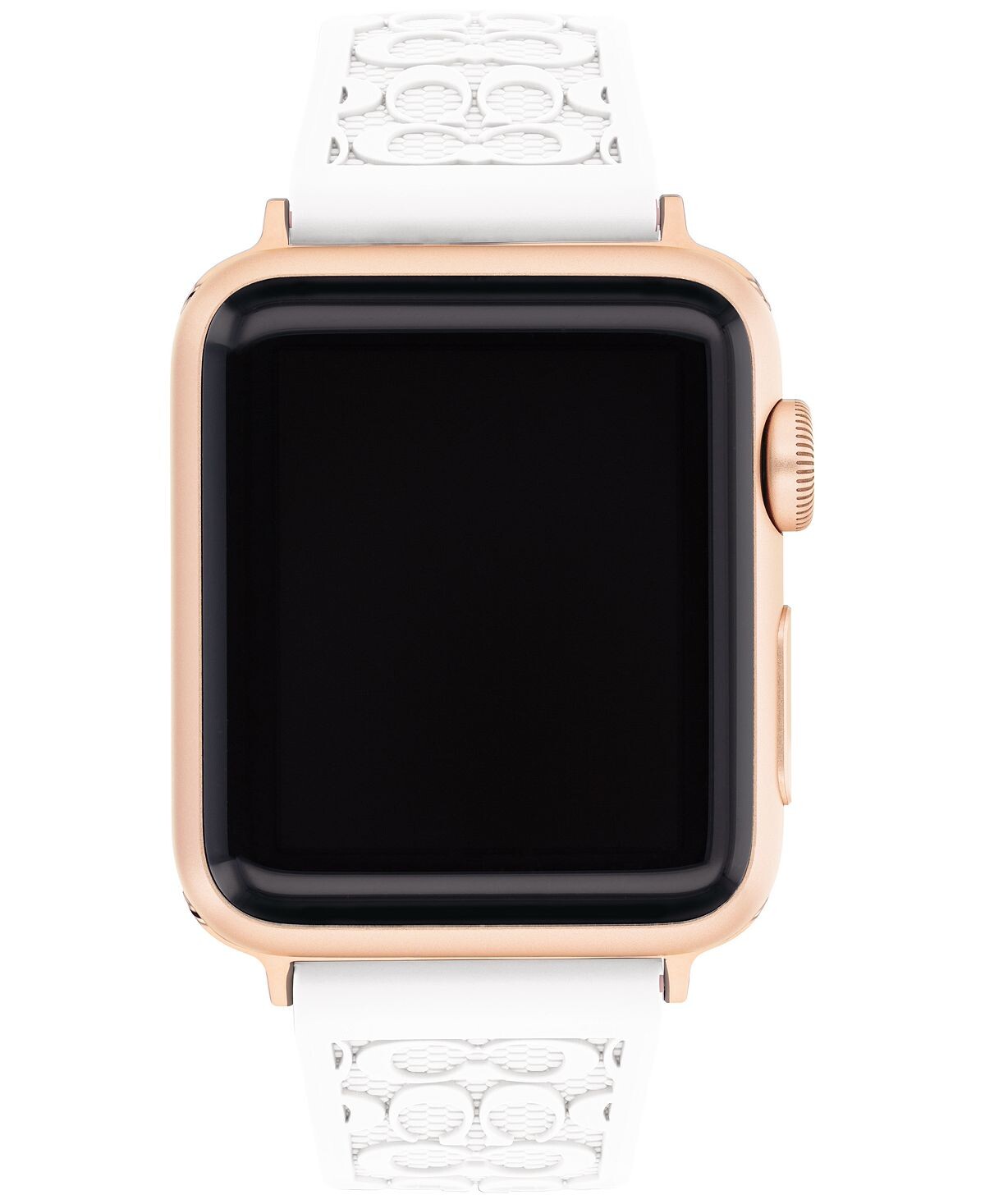 

Белый каучуковый ремешок apple watch® 38/40/41 мм COACH, белый