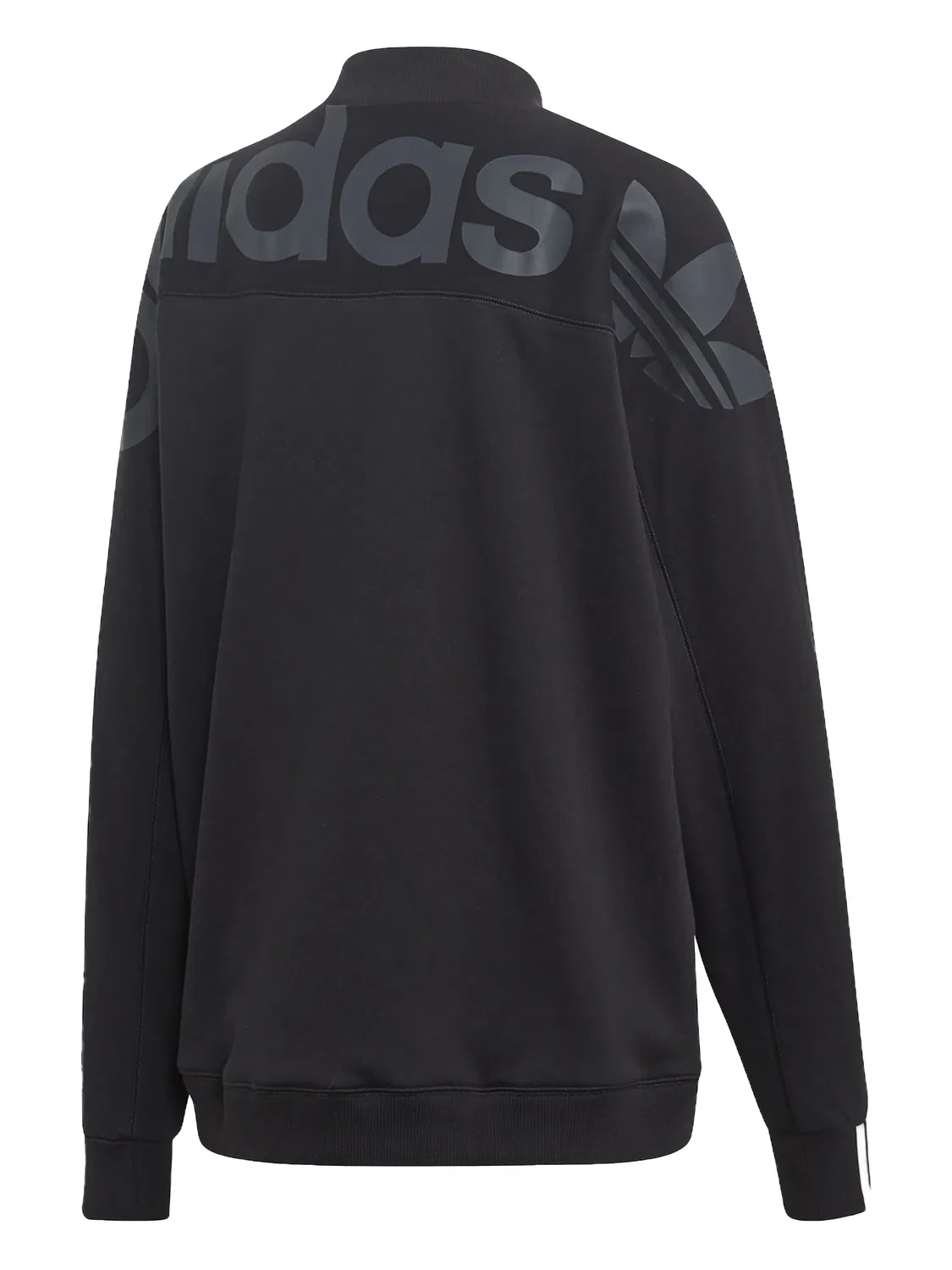 Свитшот с тремя полосками Adidas, черный — фото 2
