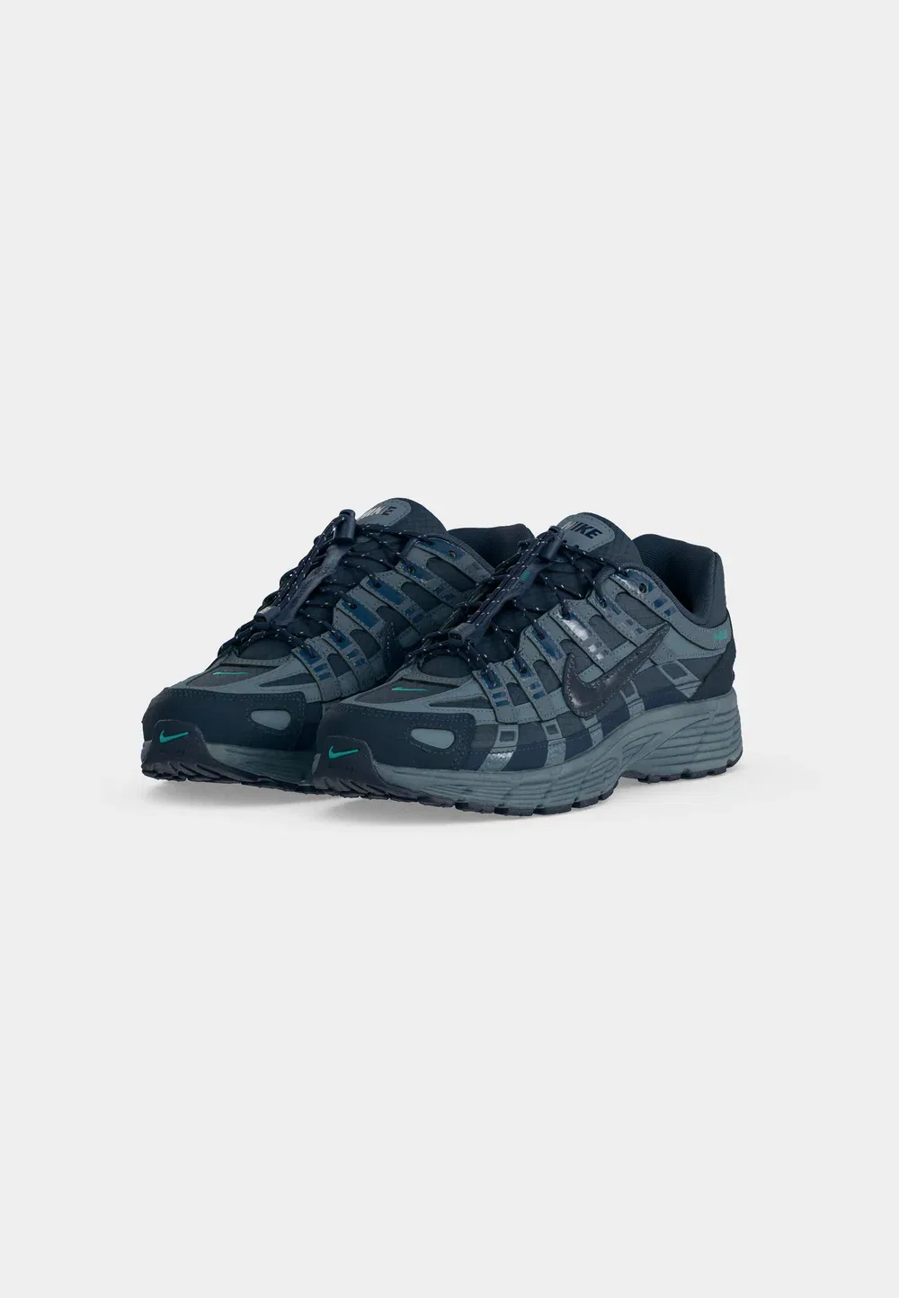 Кроссовки P-6000 rps bg унисекс Nike Sportswear, Thunder Blue/Blue Eclipse/Blue Graphite/Clear Jade/Diffused Blue — фото 3