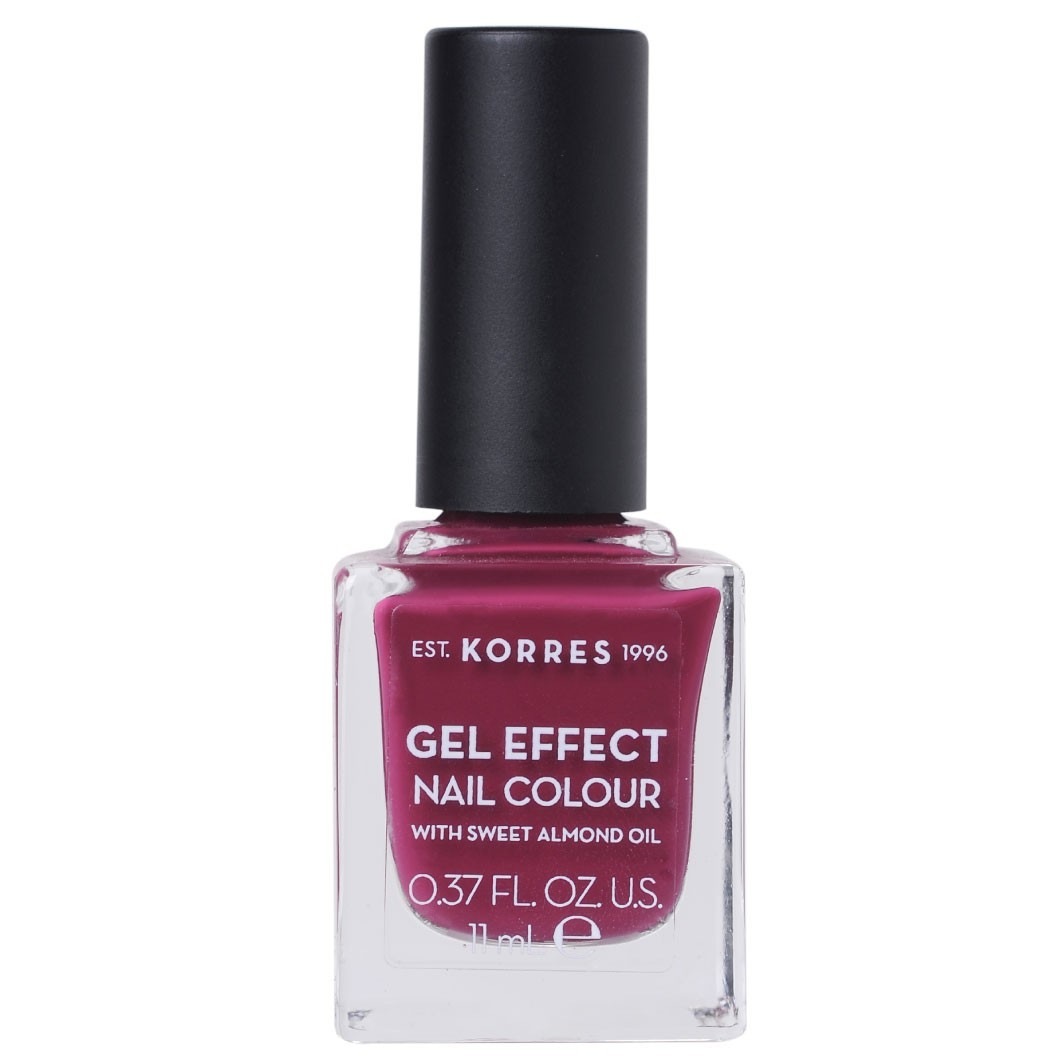 

Лак для ногтей sweet almond nail colour Korres, nr. 74 berry addict, объем 11 мл