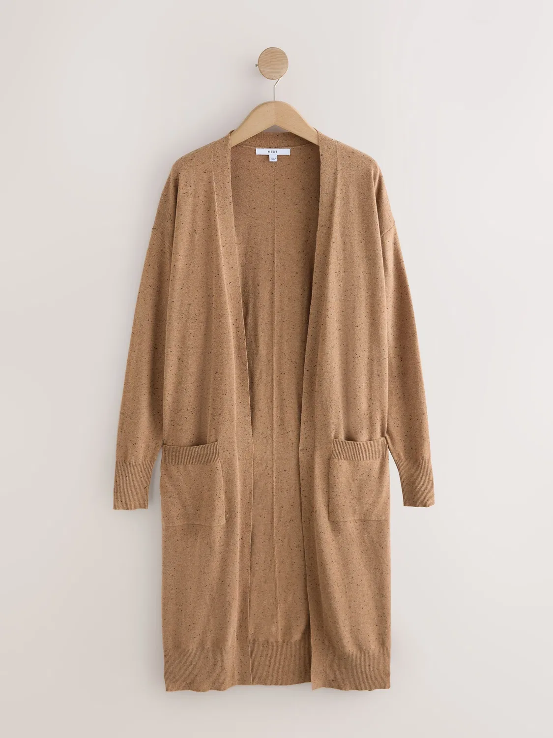 Next Кардиган с длинными рукавами цвета Camel Neppy — фото 4