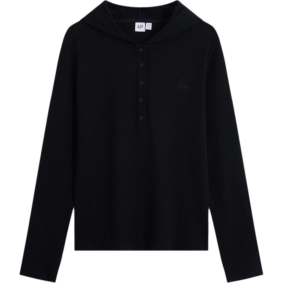 Женская футболка с капюшоном GAP, Black