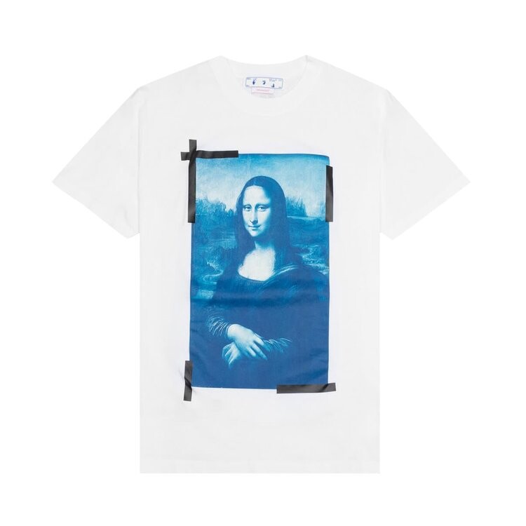 

Футболка Off-White Monalisa Slim Short-Sleeve Tee 'White/Blue', белый
