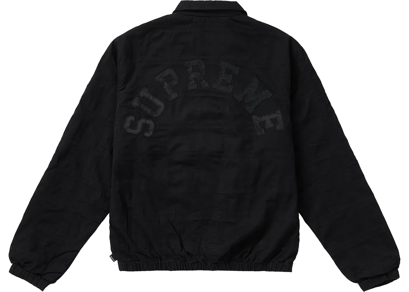 Мужская куртка-бомбер с патчворком Supreme Jacket, Black — фото 2