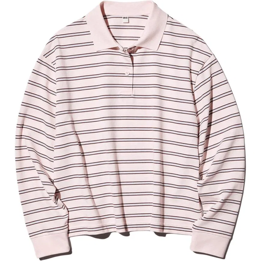 Женское поло Pastel Pink UNIQLO