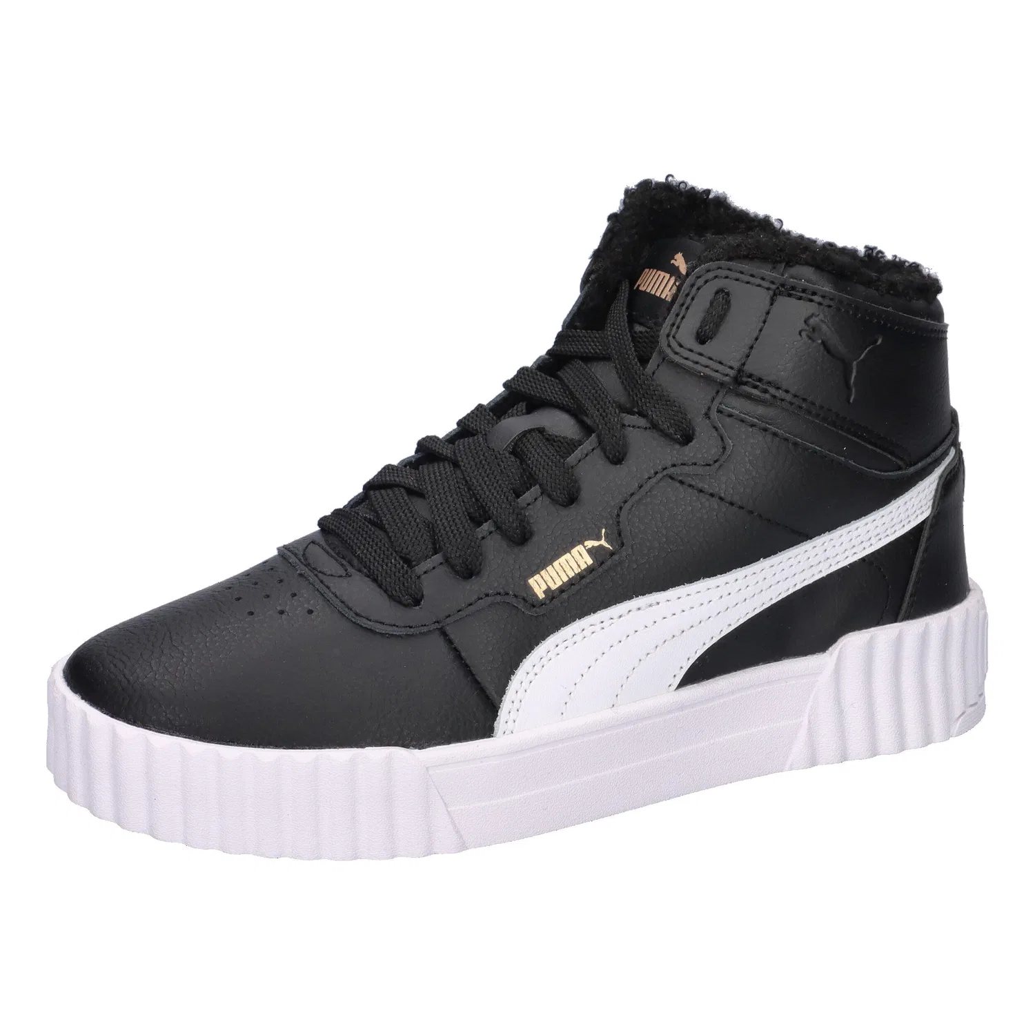 Детские кроссовки с высоким верхом Carina 3.0 Mid WTR Jr, Puma, Schwarz
