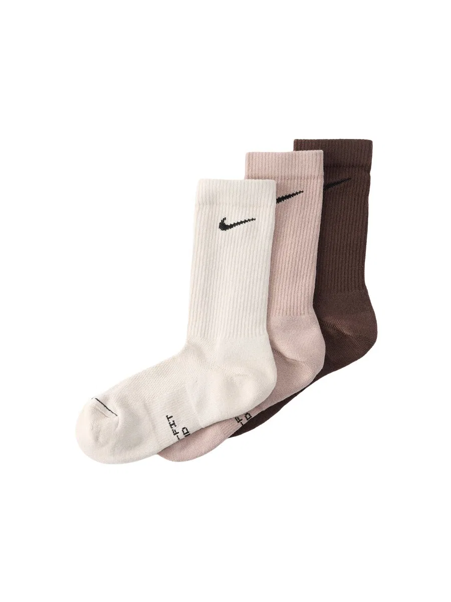 Спортивные носки NIKE 'ED ELVD' в бежевом, кремовом и коричневом цветах