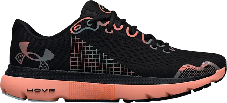 

Кроссовки Under Armour Wmns HOVR Infinite 4 Black Lunar Coral, черный