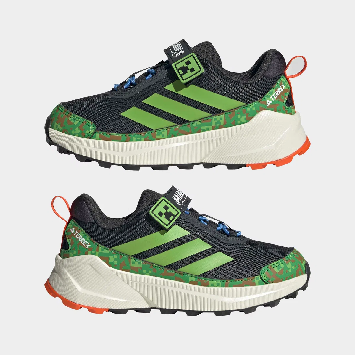 Детские кроссовки для мальчиков Terrex Trailmaker 2 CF Mcft Shoe Adidas Terrex, Carbon Semi Lucid Lime Semi Impact Orange — фото 3