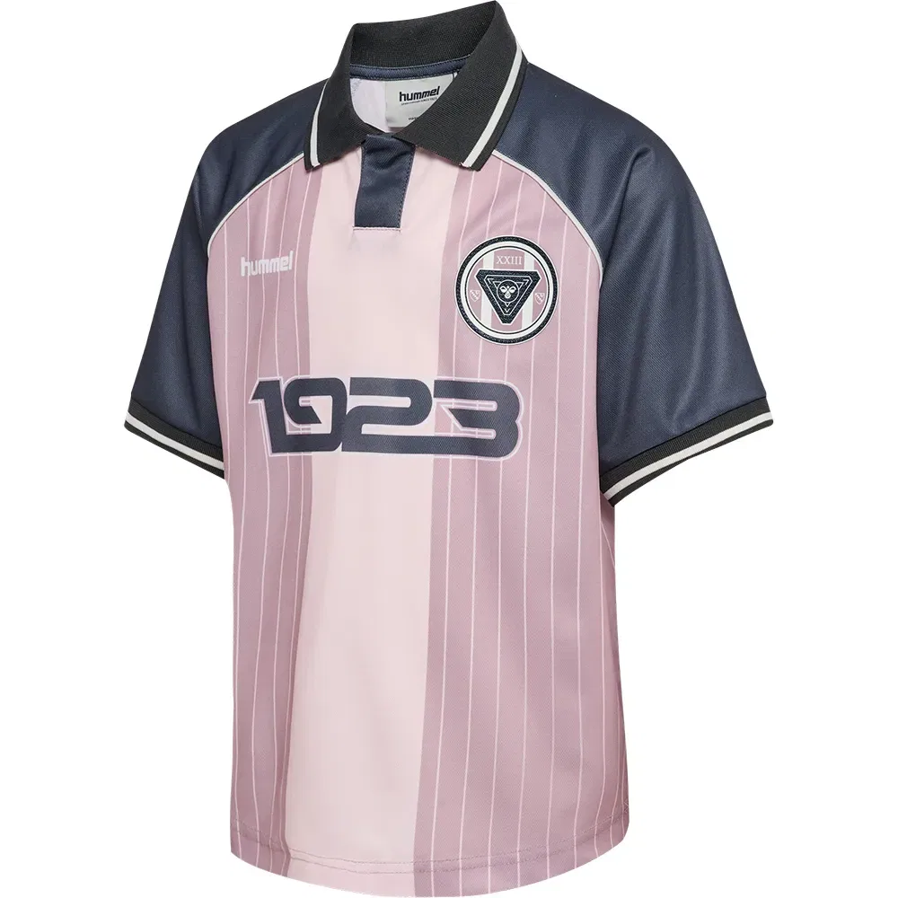 Детская футболка свободного кроя Hummel Loose Soccer с коротким рукавом, Pink