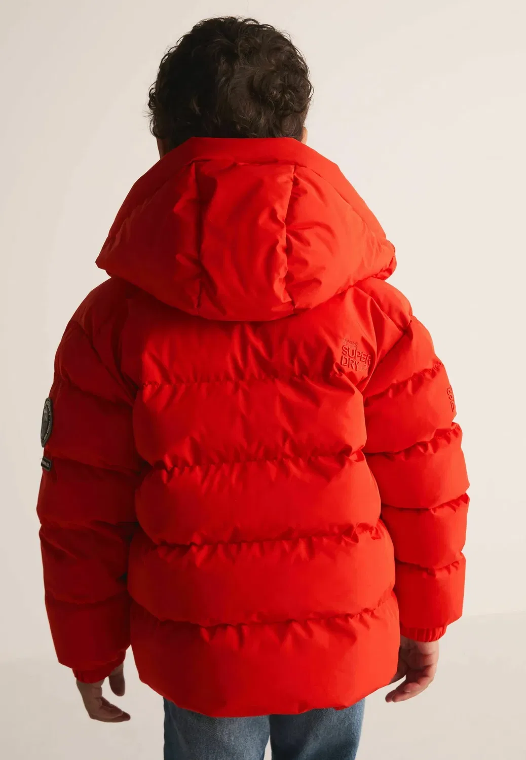 Спортивная пуховая куртка - зимняя куртка Superdry & Co, Red