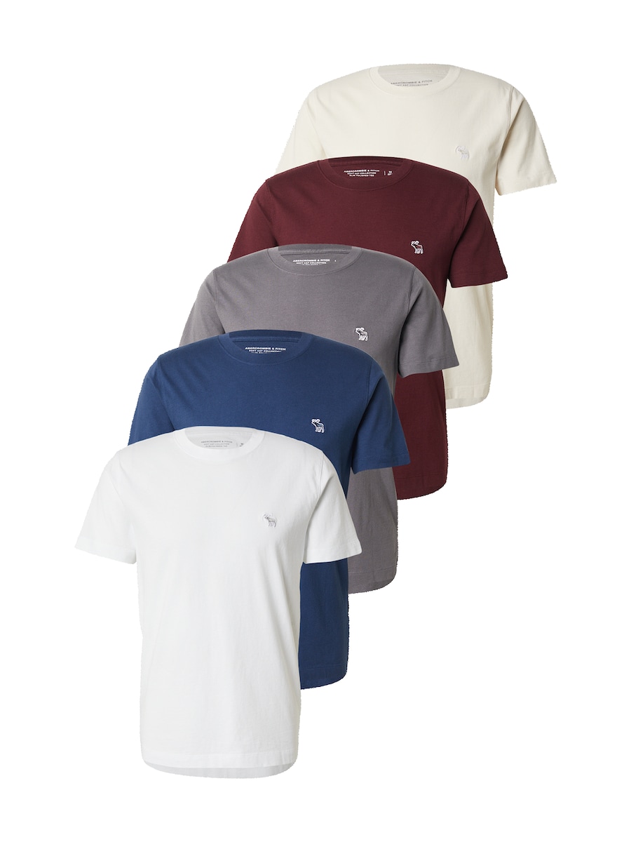 

Рубашка Abercrombie & Fitch, кремовый/темно-синий/серый/бордовый/белый