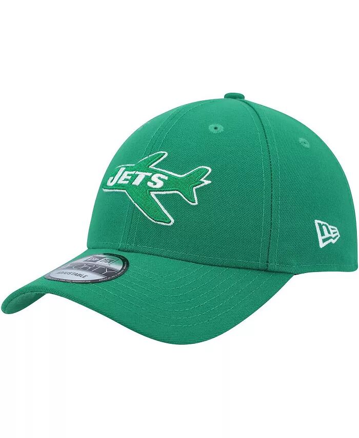 

Мужская регулируемая кепка Kelly Green New York Jets Plane The League 9FORTY New Era