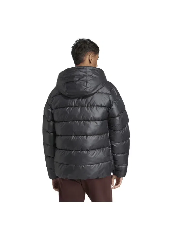 Куртка пуховая с капюшоном Essentials climawarm Adidas, черный — фото 3