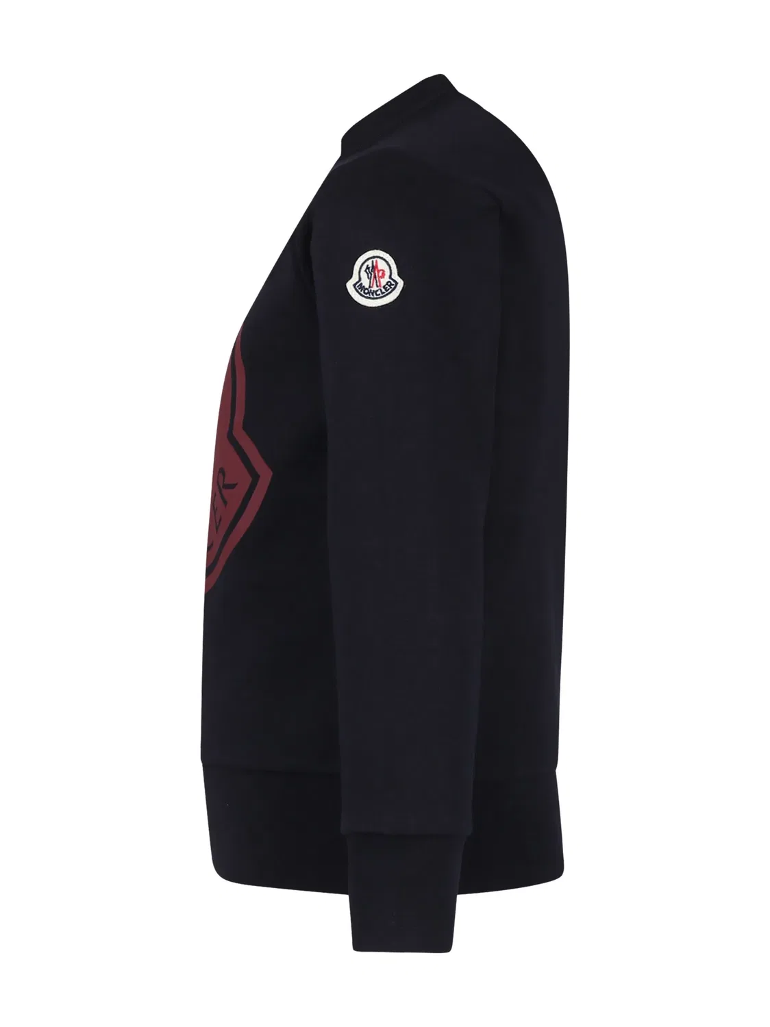 Свитшот с принтом Moncler, полуночный синий — фото 2
