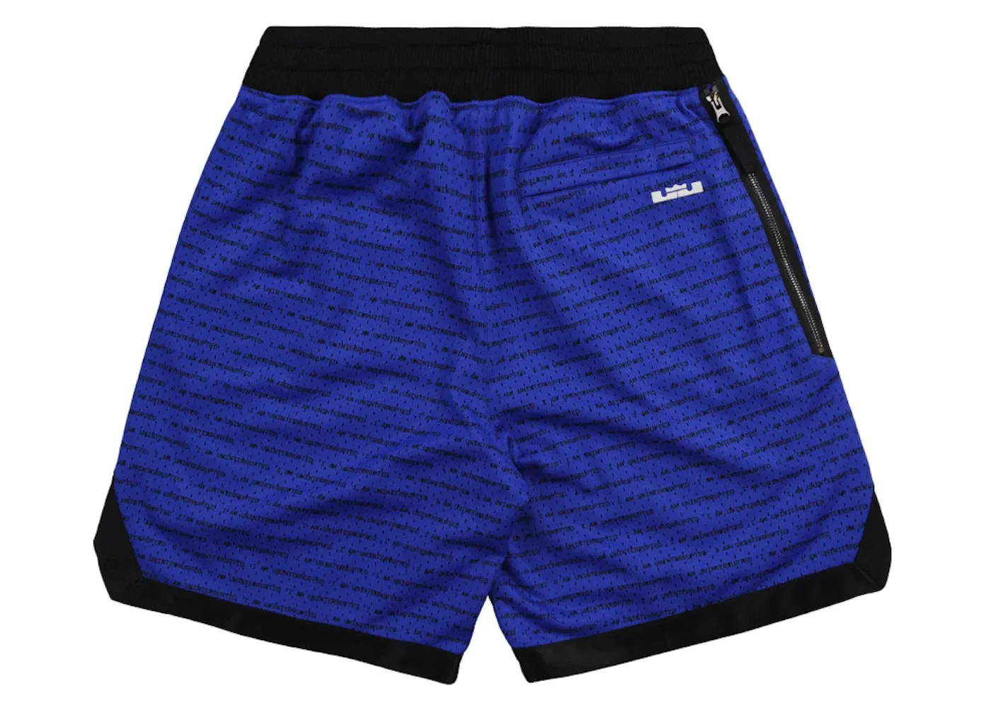 Мужские шорты с принтом Nike x UN Lebron James More Than An Athlete Shorts (Asia Sizing), Racer Blue/Black — фото 2