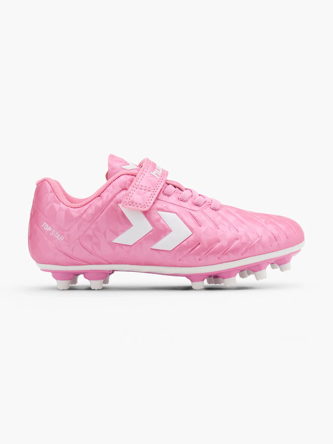 Детские футбольные бутсы TOP STAR F.G. 2.0 VC JR hummel, розовый