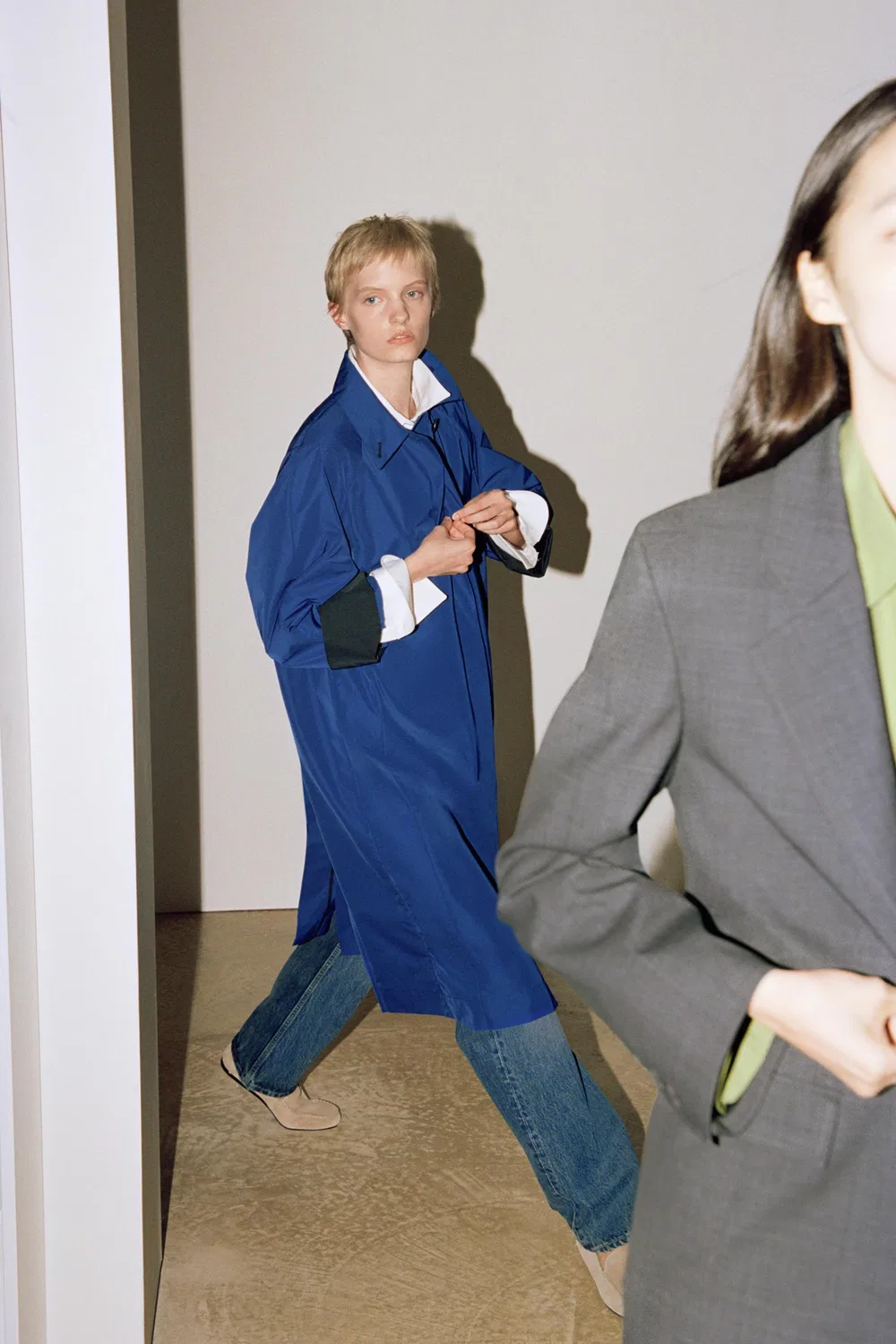 Тренч ZW Collection MIDI ZARA, Bluish — фото 2