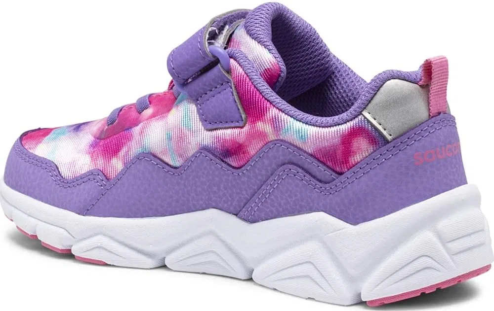 Детские кроссовки для мальчиков FLASH A/C 2.0 Saucony, Purple Multi — фото 3