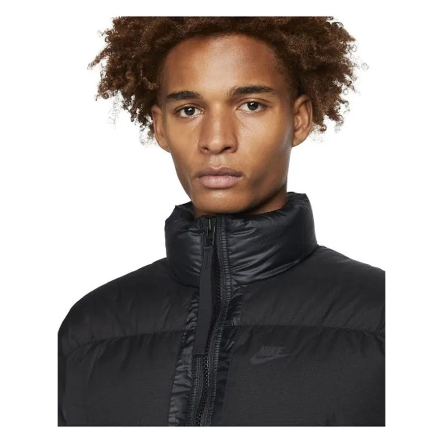 Мужская куртка-пуховик с капюшоном и молнией Sportswear Therma-Fit Repel City Puffer Full-Zip Hoodie Nike, Черный — фото 4