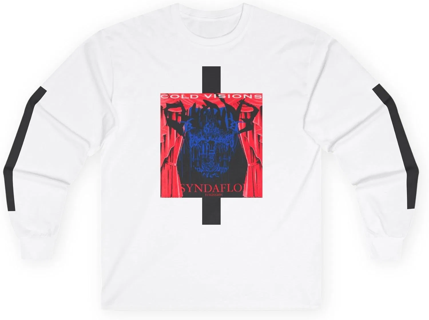 Мужская футболка с длинным рукавом Cold Visions Syndaflod Gildan 2400, White