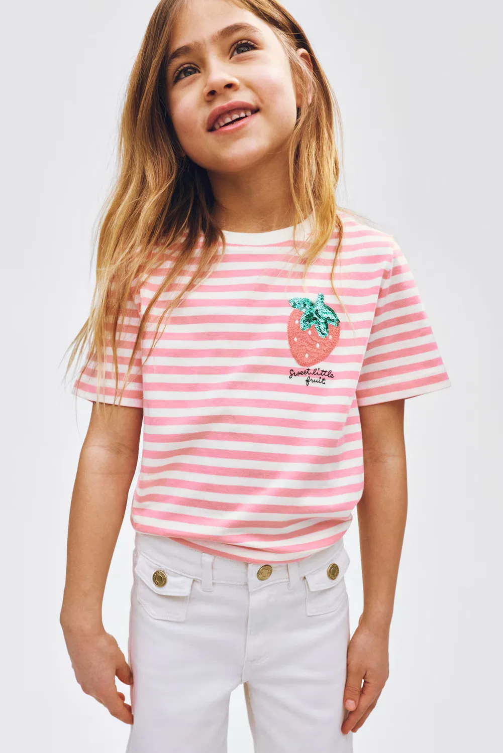 Футболка с рисунком H&M, Rosa/Erdbeere — фото 3