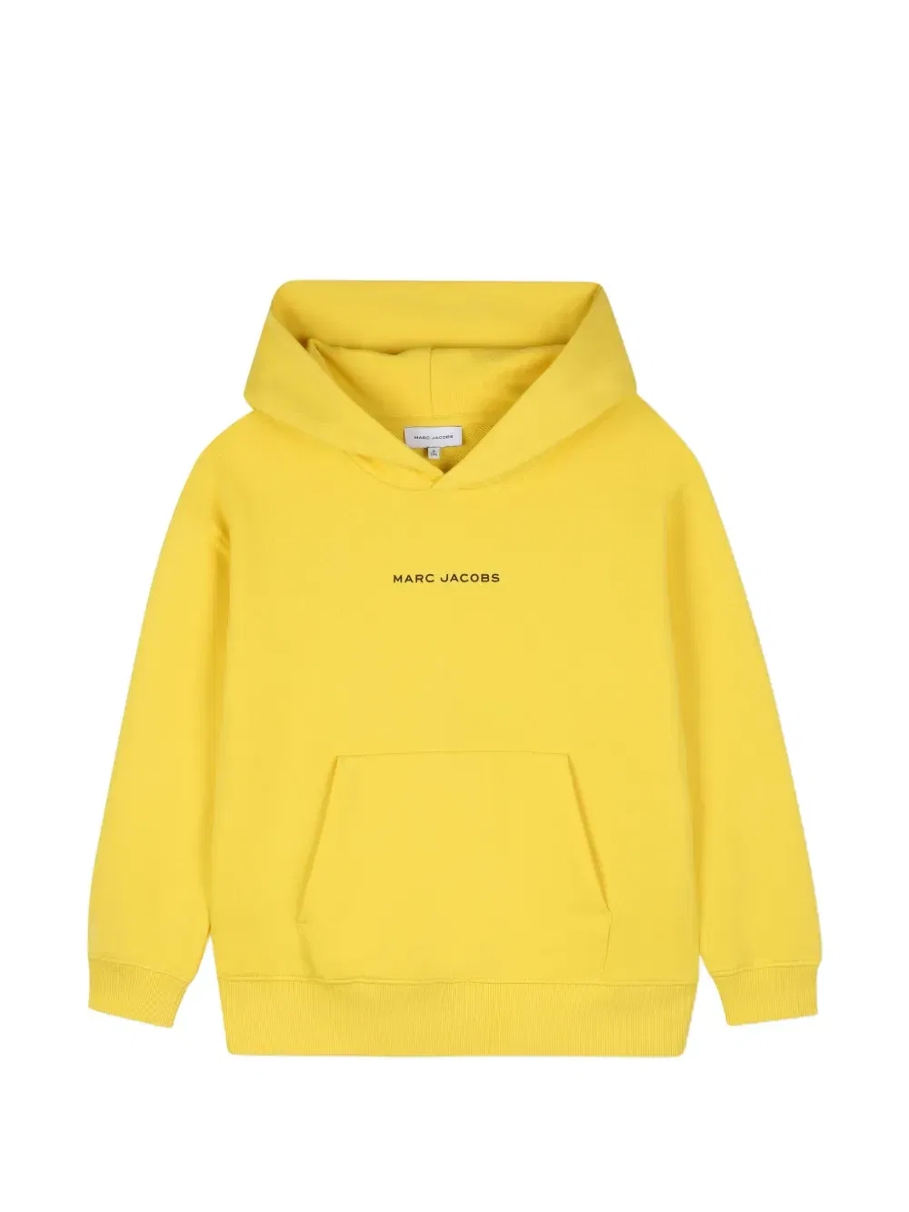 Худи с накладным карманом и логотипом Marc Jacobs Kids, желтый
