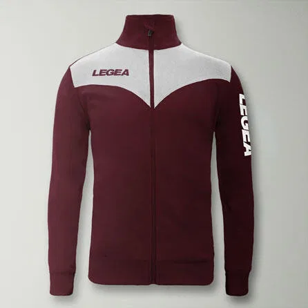 Детская тренировочная куртка с принтом Peru Spezial Legea, Bordeaux Weiss