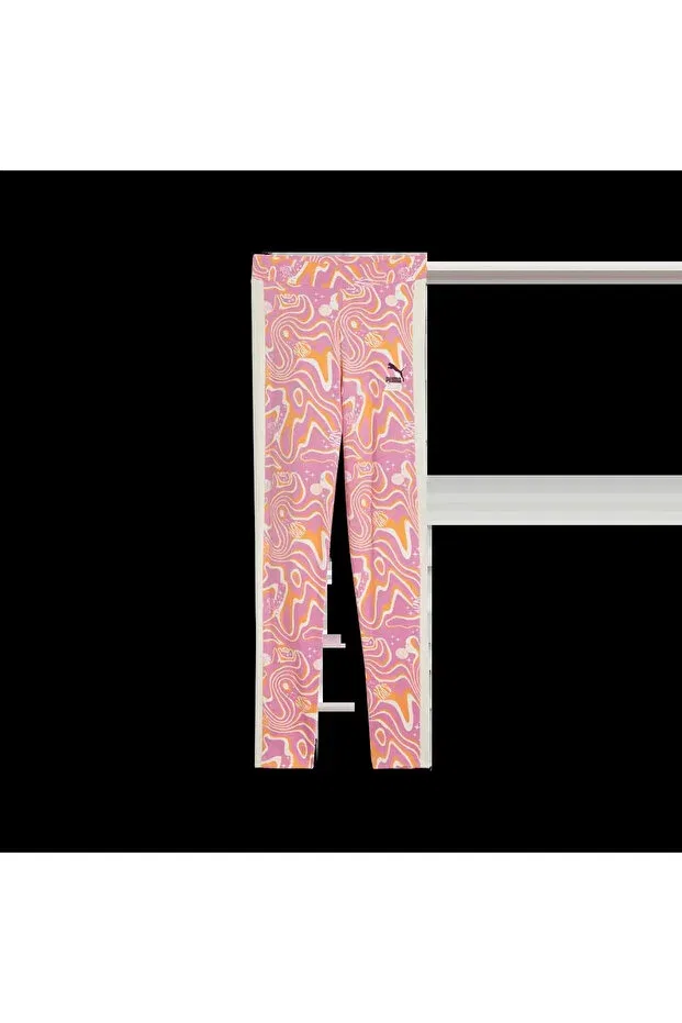 Детские леггинсы с принтом Lava Land Leggings Puma, Pink