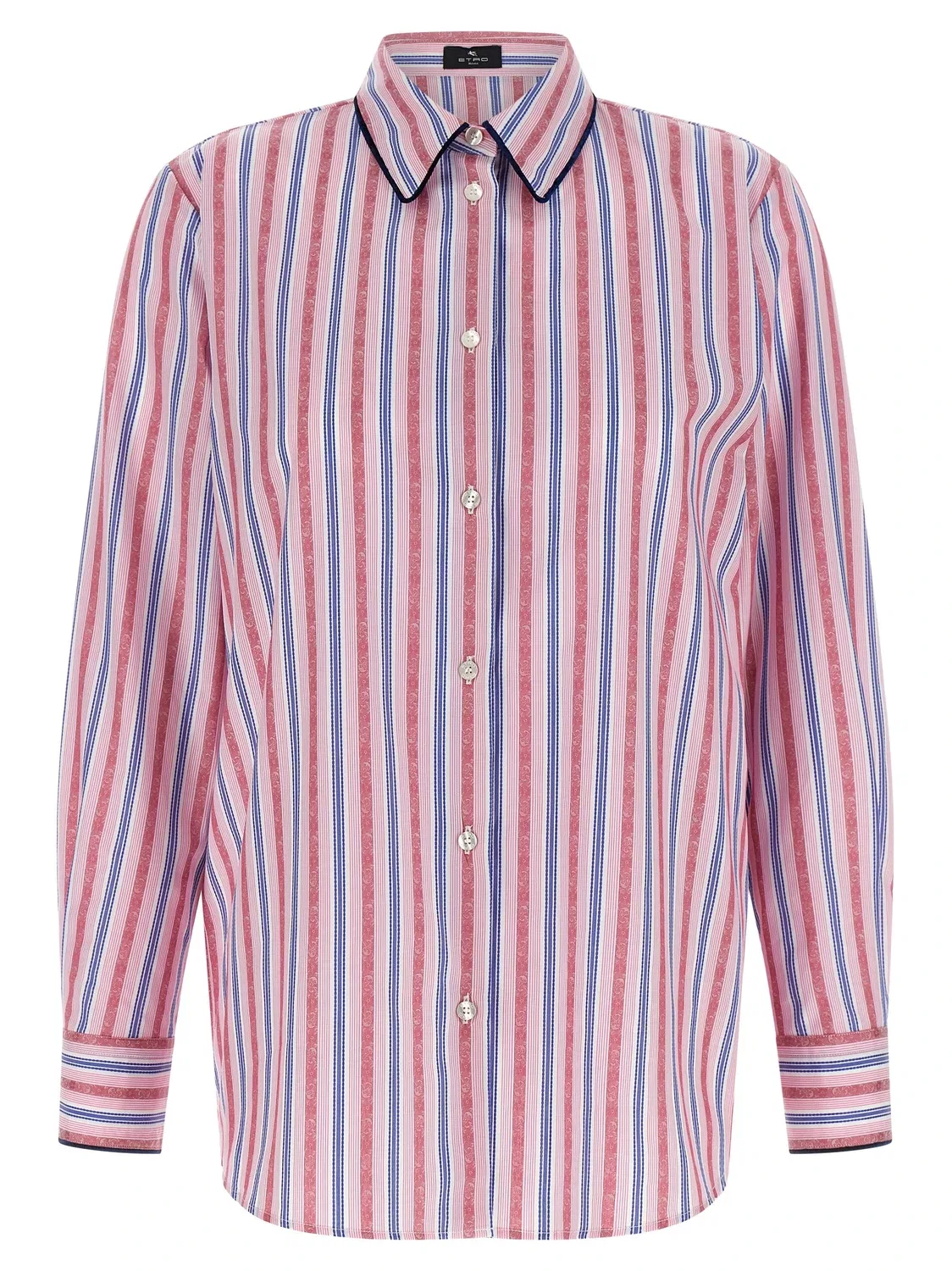 Рубашка филигранной резки ETRO, мультиколор