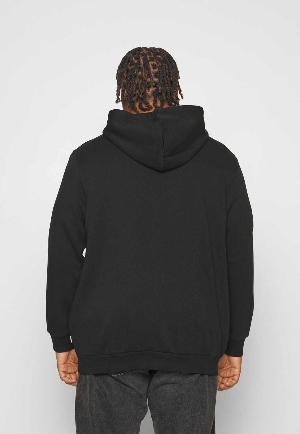 Толстовка на молнии Jjebradley zip hood Jack & Jones, черный — фото 2