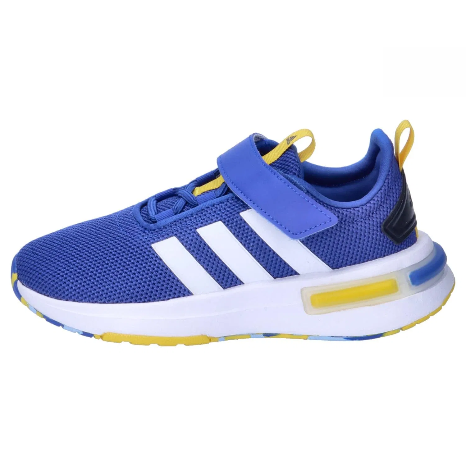 Детские кроссовки для мальчиков с шнуровкой Racer Tr23 Adidas, Team Royal Blue White Yellow — фото 3
