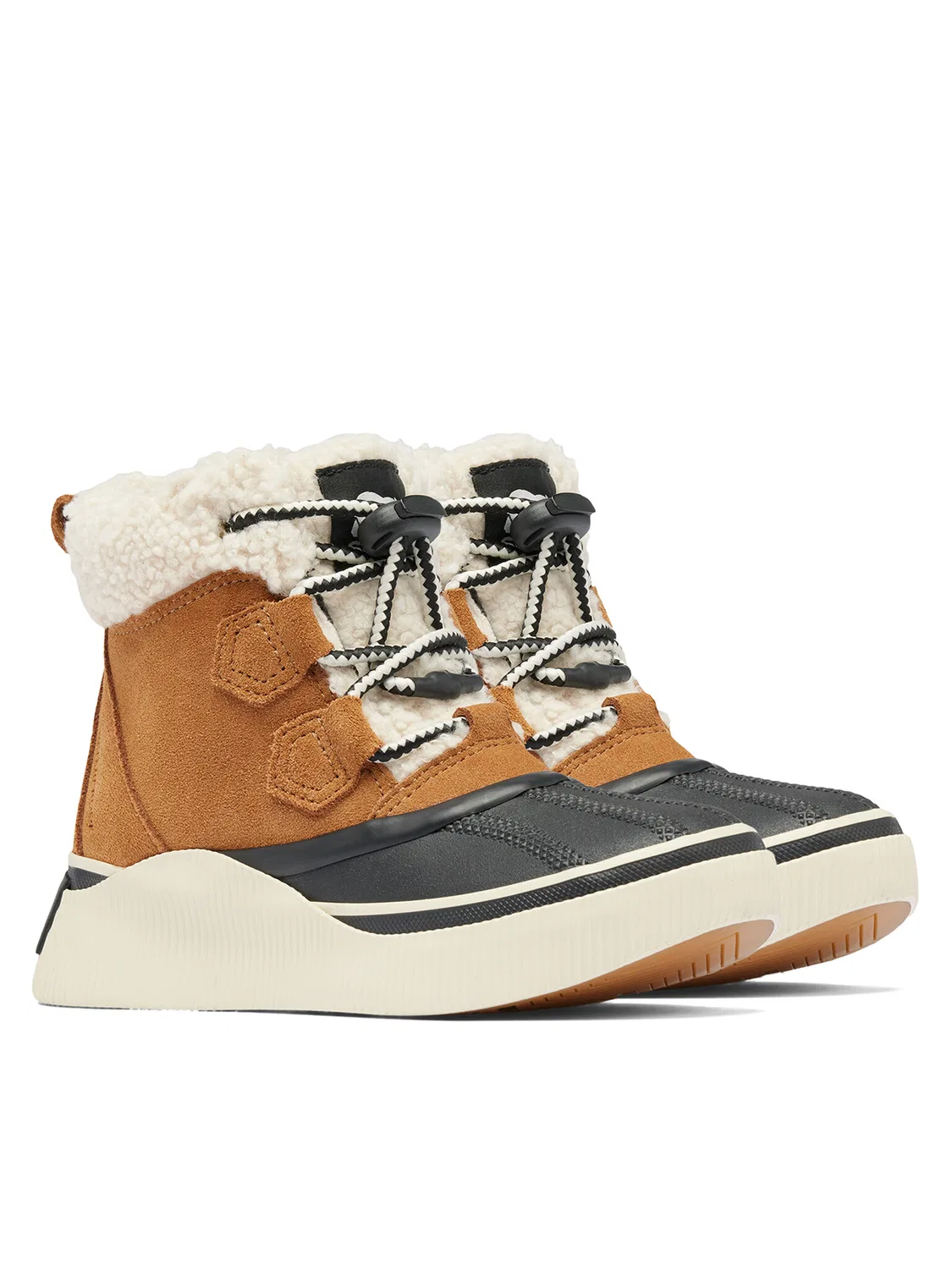 Снегоступы для мальчика Youth Out About Iv Chillz Wp Sorel, коричневый — фото 2