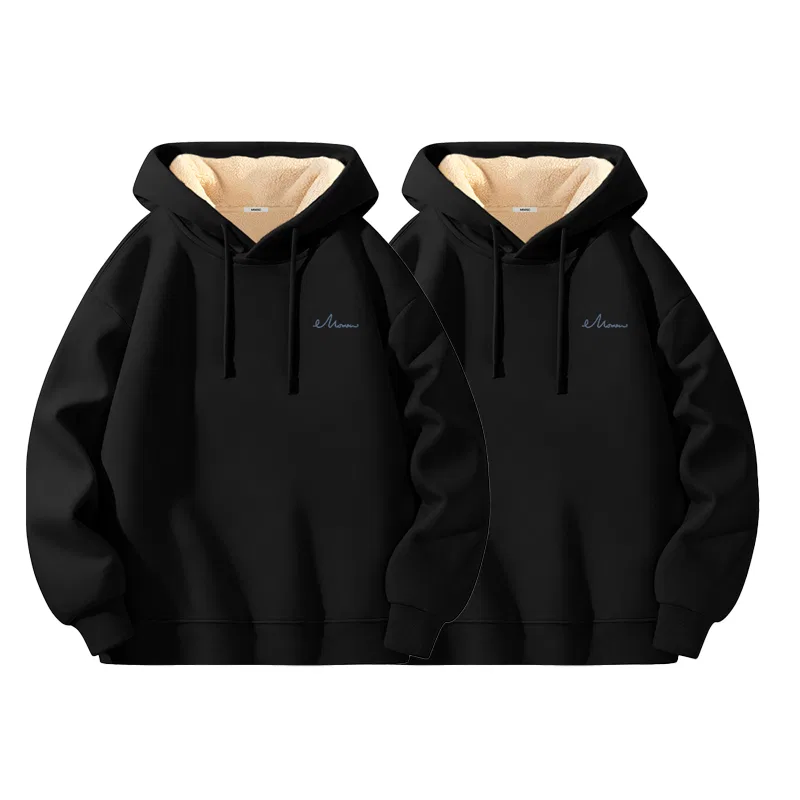 Детская толстовка с начесом 2 Pack Black (Mz Free-Style Chest Logo) MINISO, Black