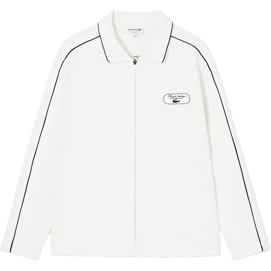 Мужской свитшот с воротником LACOSTE, White/EV0