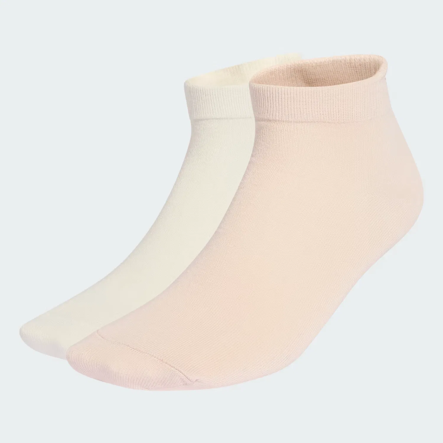 Носки короткие 2 пары BACK TREFOIL SOCKS Adidas Originals, белый/кварцевый/малиновый