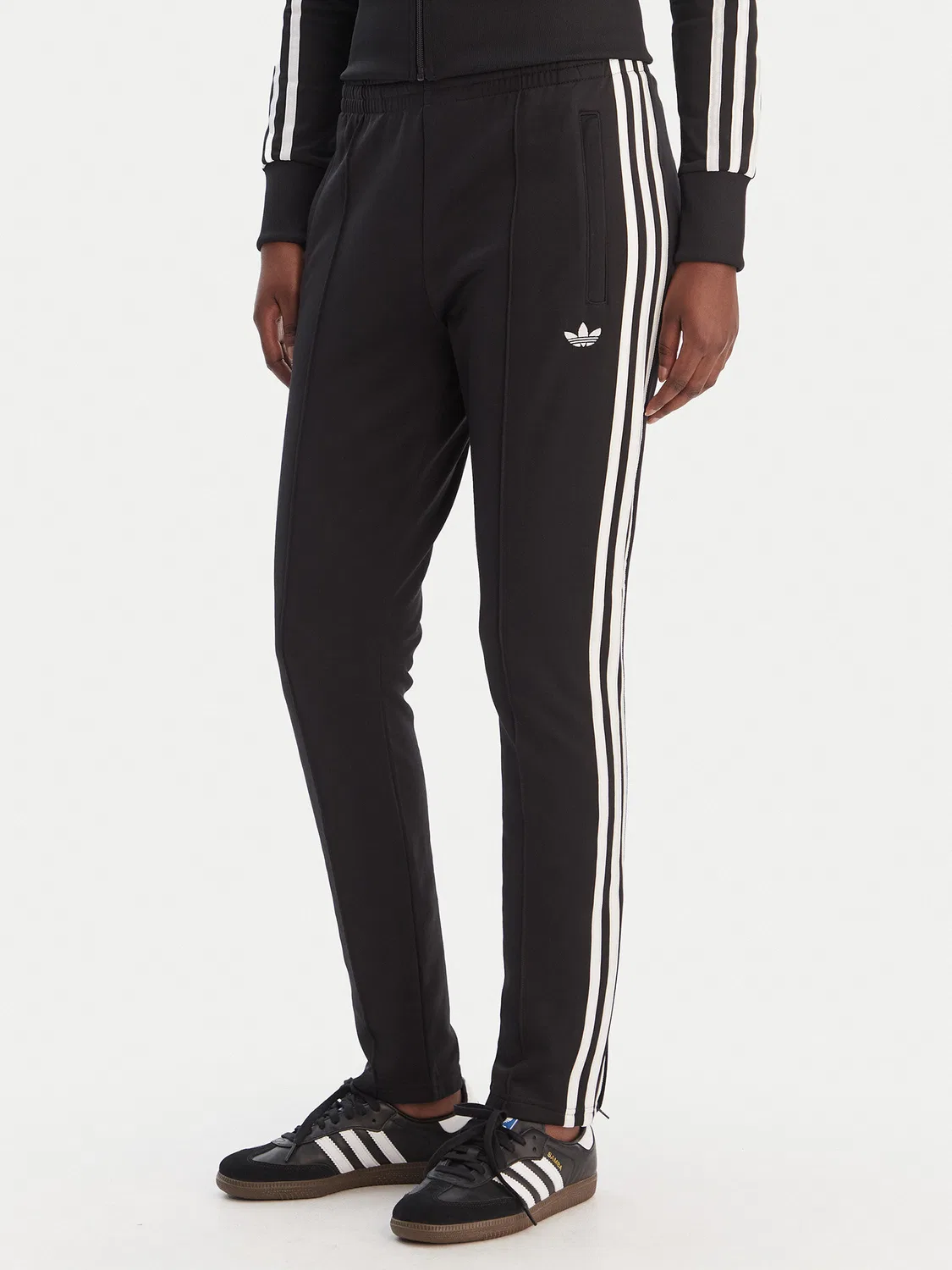 Женские спортивные штаны приталенного кроя adicolor Classic Adidas, черный