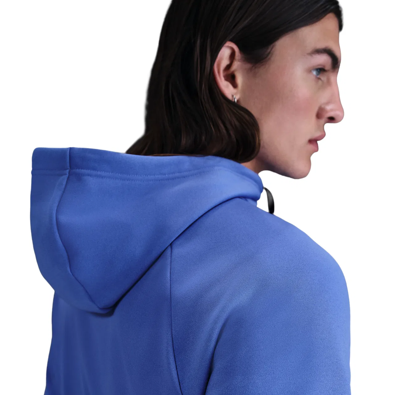 Мужское утепленное худи на молнии Therma Fleece Nike, Comet Blue/Black — фото 2