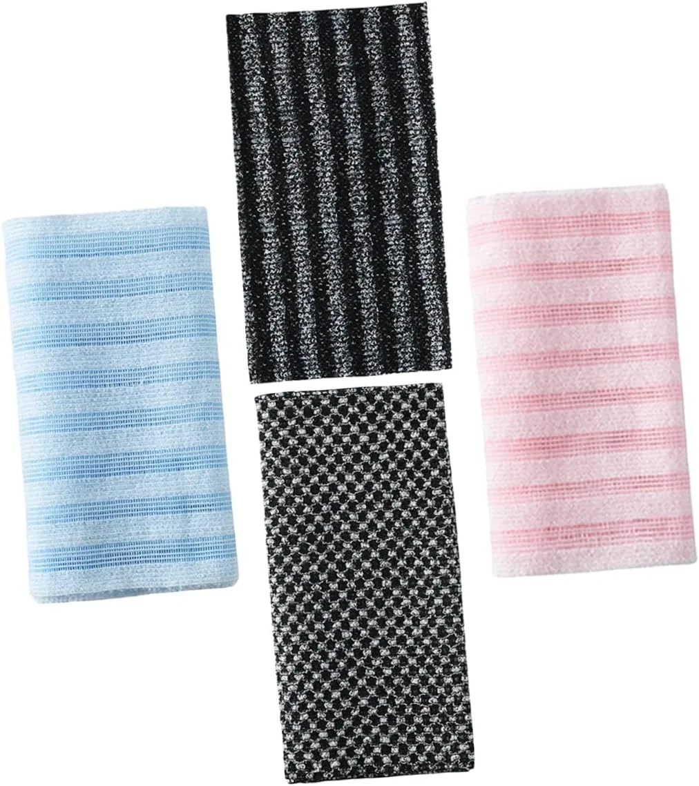 Набор из 4 скрабов для душа Japanese Body Scrubber, Anneome, 100x25 см