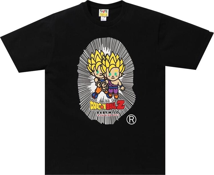

Футболка BAPE x Dragon Ball Baby Milo Ape Head Tee 'Black', черный