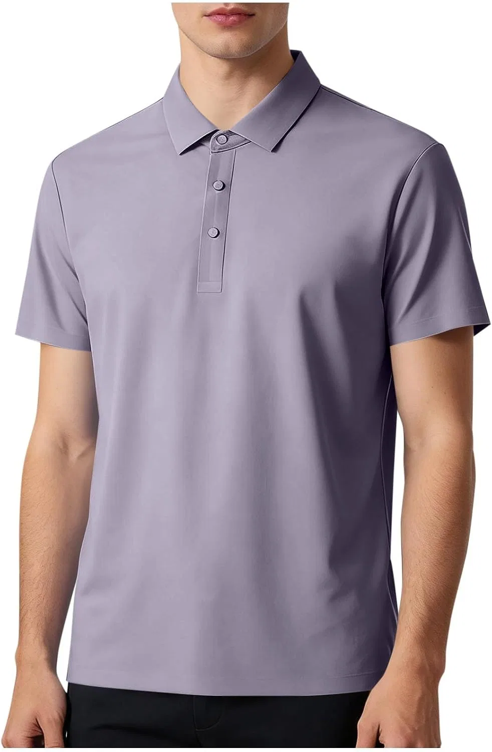 Мужская быстросохнущая polo-рубашка с воротником, Purple