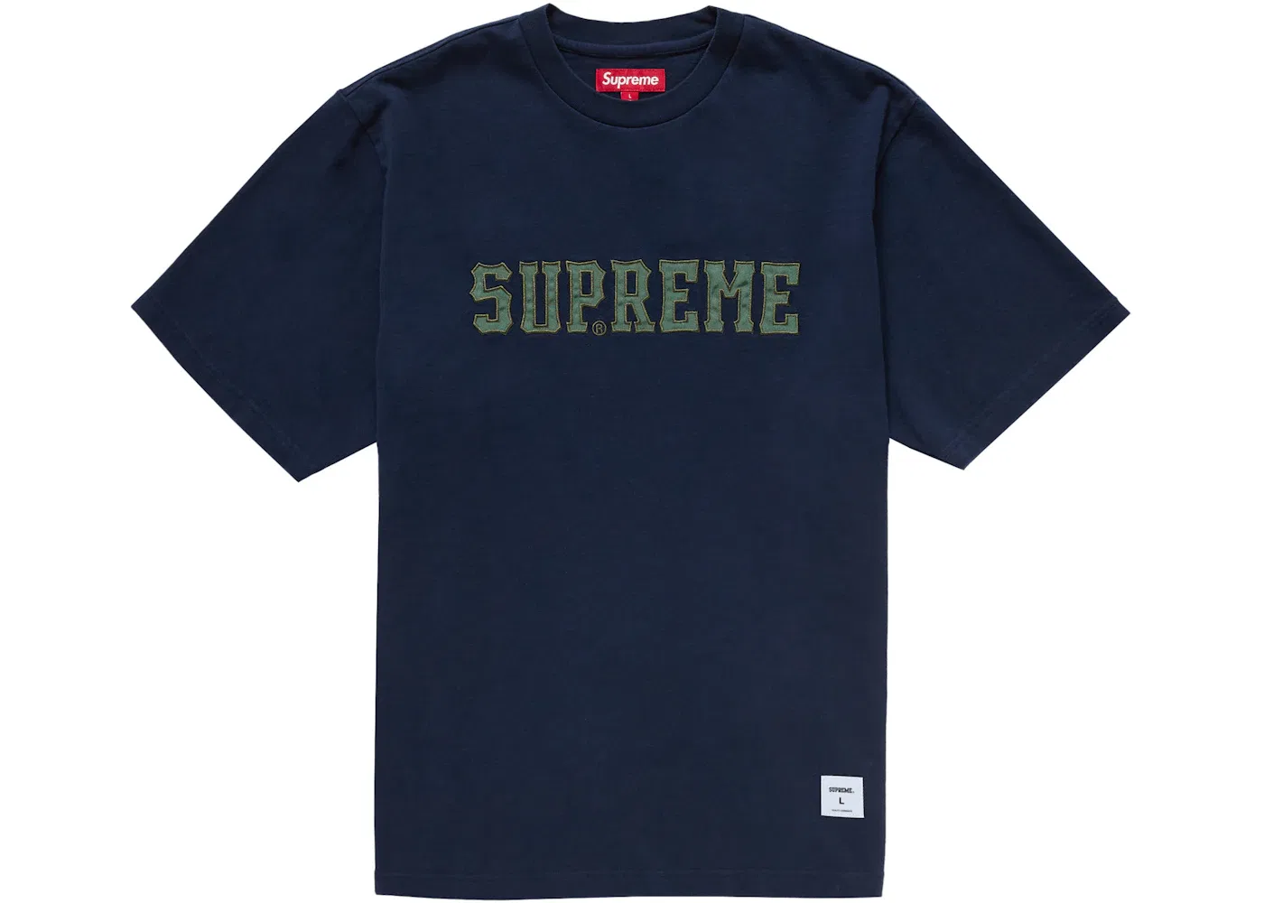 Мужской топ с аппликацией Twill Applique Supreme, темно-синий