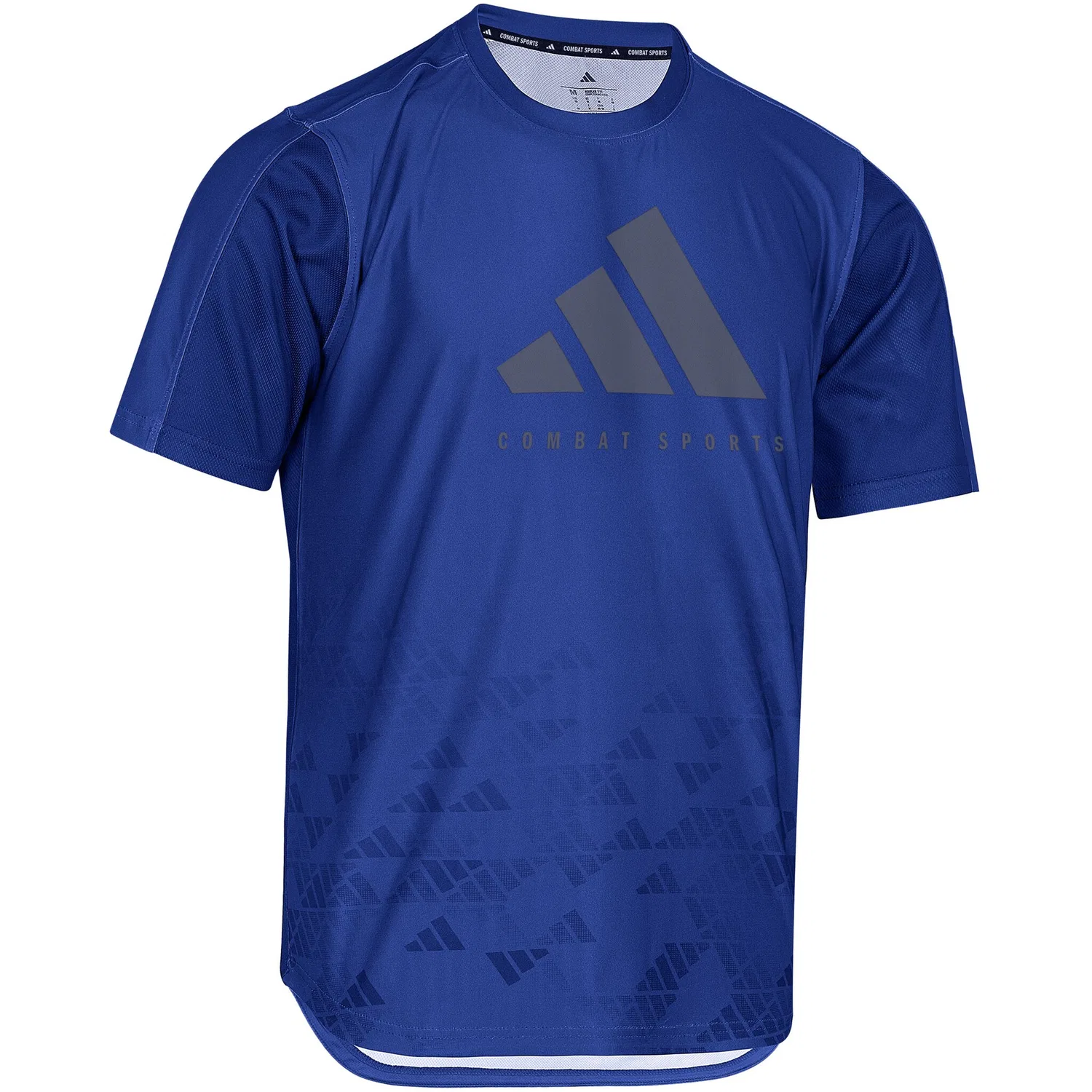 Мужская тренировочная футболка с круглым вырезом Adidas Performance, Blue/Navy Blue — фото 2