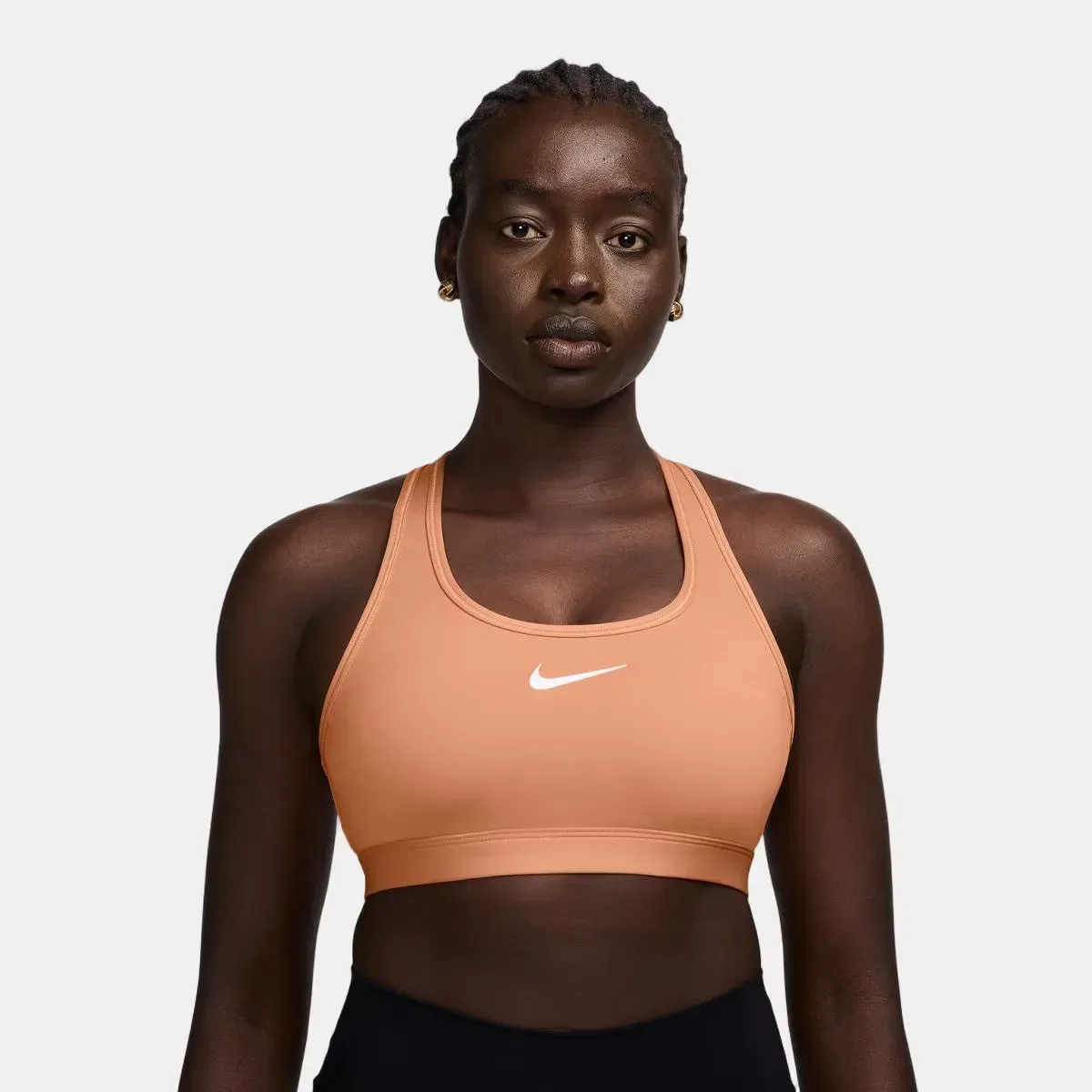 Женский топ спортивный Swoosh Medium Support Bra Nike, Naranja