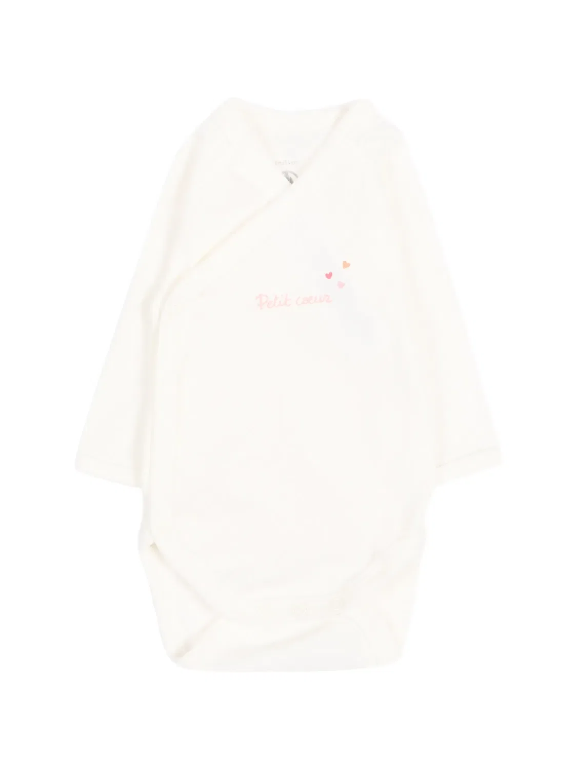 Комплект из трех боди с принтом Petit Bateau, нейтральные цвета — фото 4