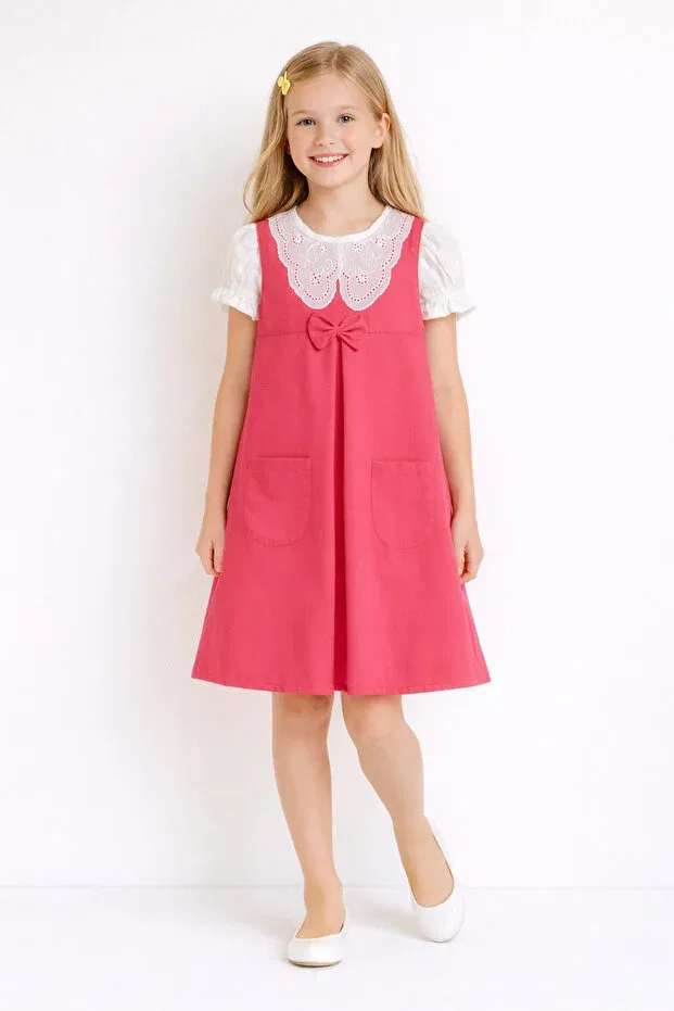 Детское платье для девочек кружевной воротник Gmg Baby, Colored — фото 2