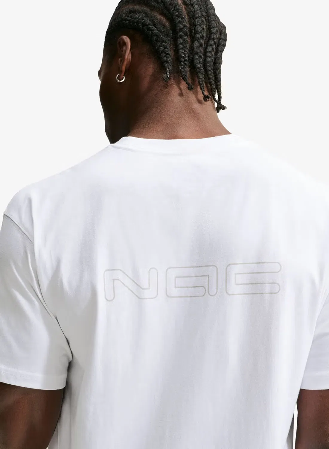 Футболка свободного кроя Nike, белый — фото 2