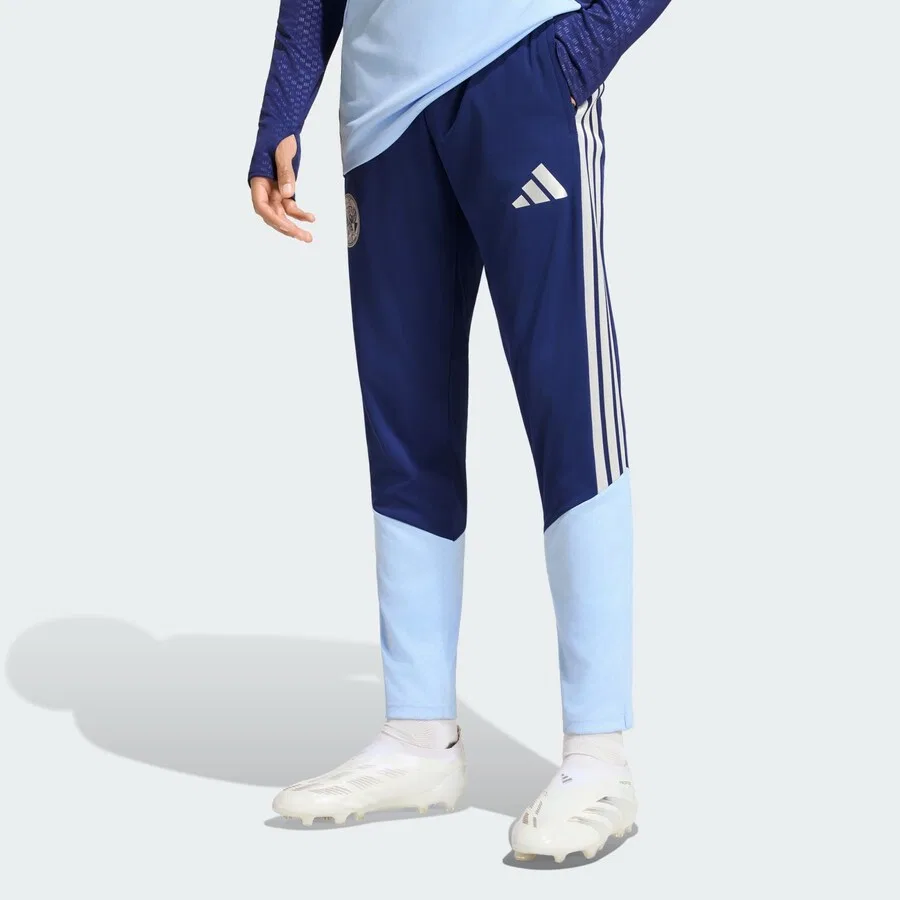 Спортивные брюки ADIDAS PERFORMANCE Slim fit в темно-синем и светло-голубом цветах — фото 2